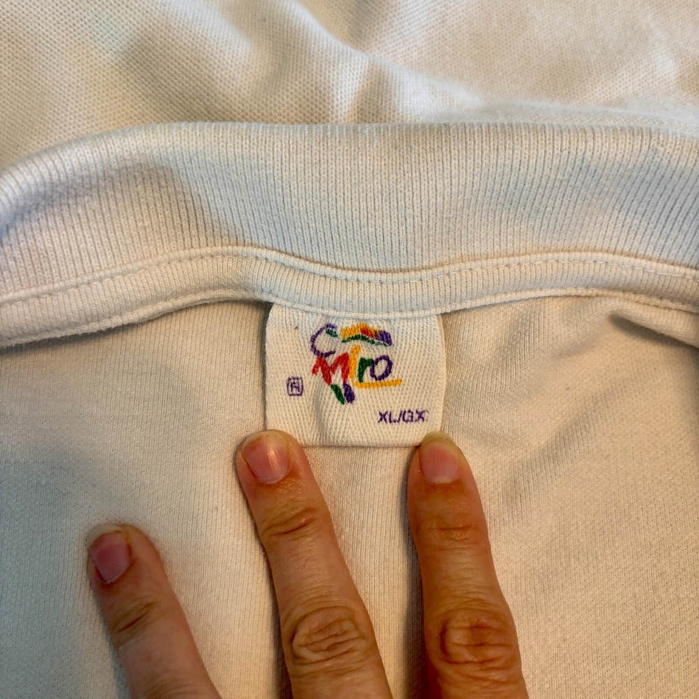Playa del Carmen Mexico Souvenir White Golf‎ Polo Shirt Miro Men's XL Vacation - Picture 10 of 12